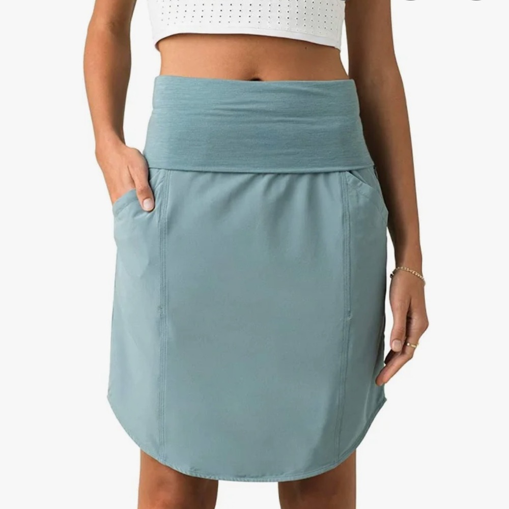 Prana Buffy Blue Skirt
